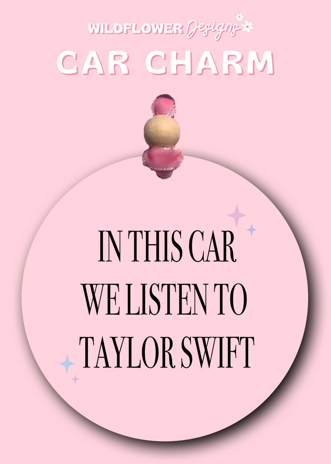 Taylor Swift Car Charm