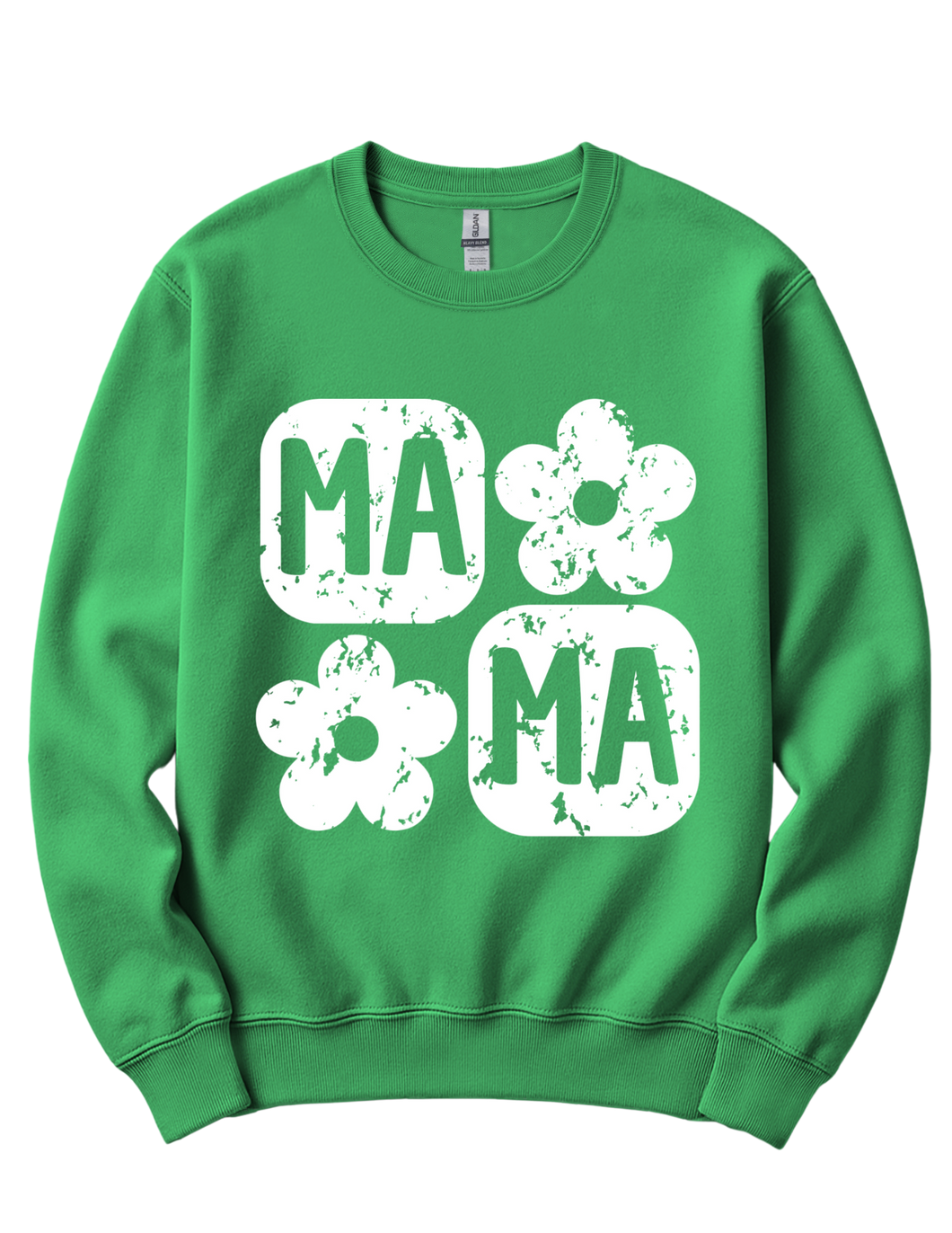 Mama (White) Crewneck Sweatshirt