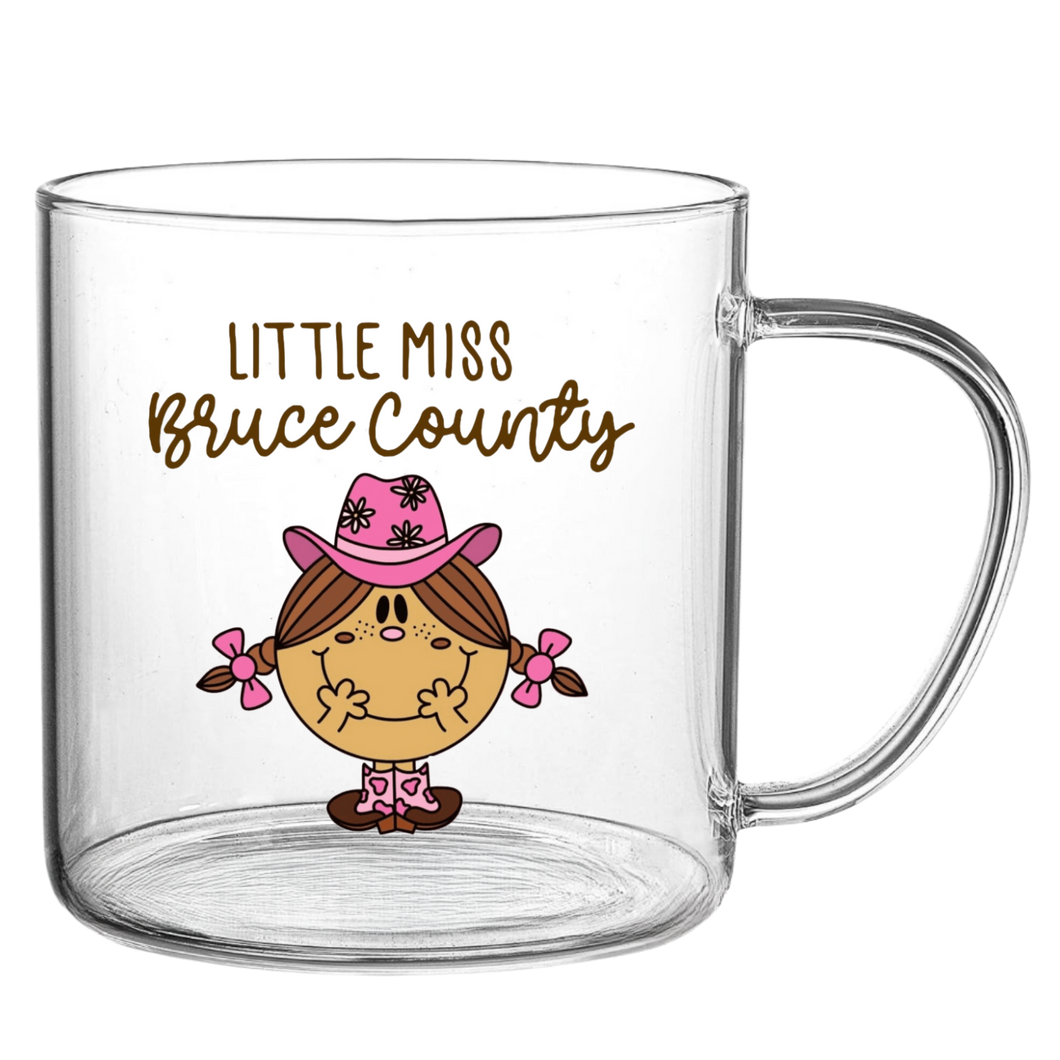 Little Miss Bruce County Glass Mug