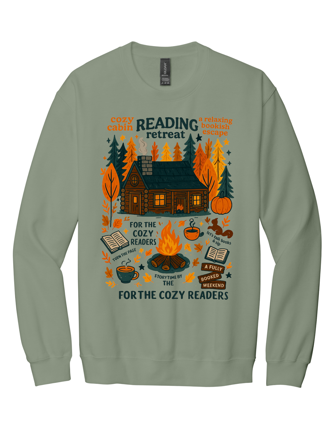 Cozy Reader Crewneck Sweatshirt