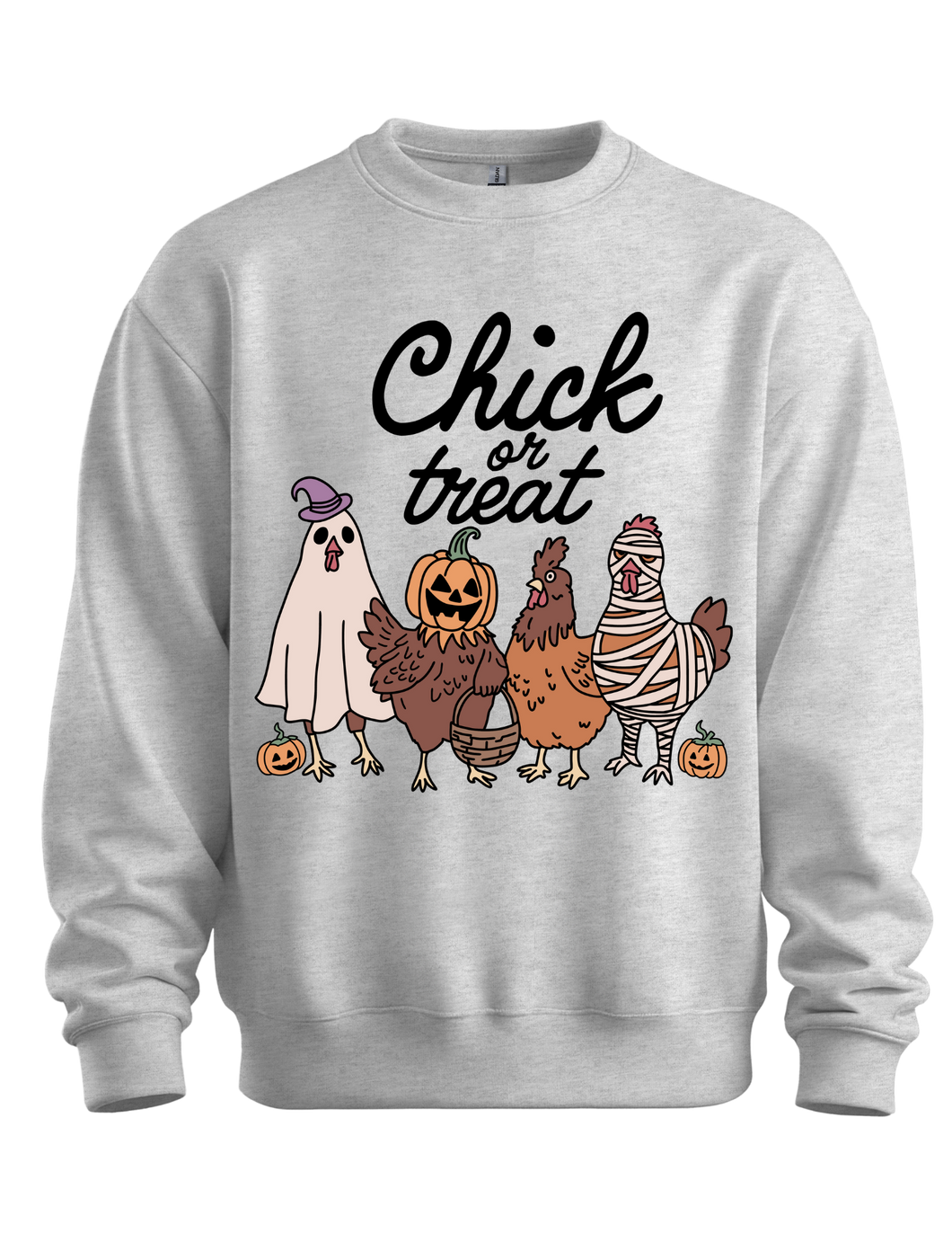Chick Or Treat Crewneck Sweatshirt