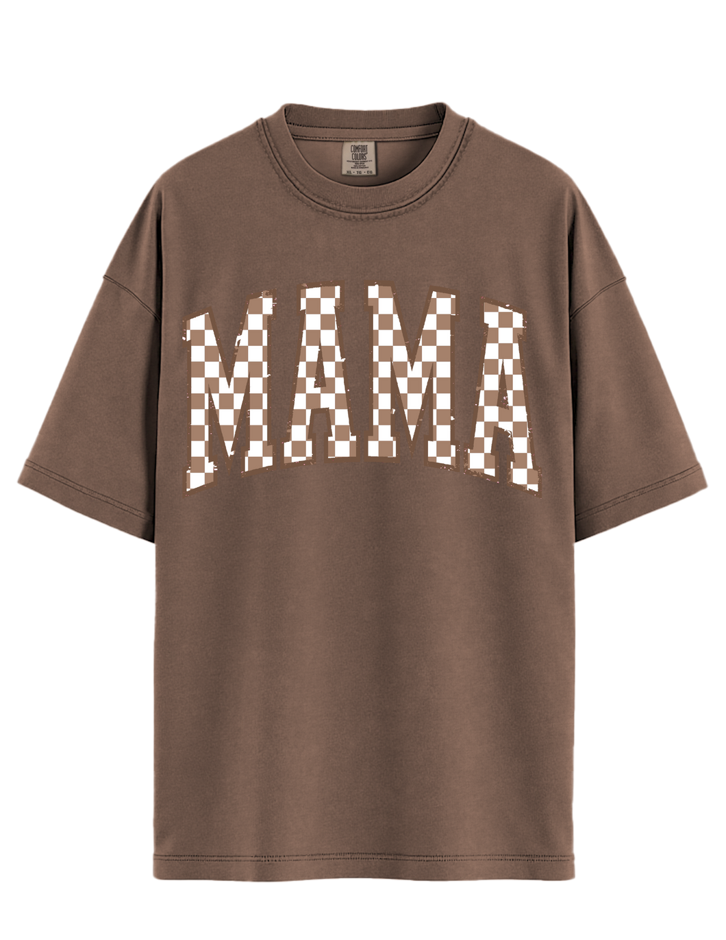 Mama Checkered T-Shirt