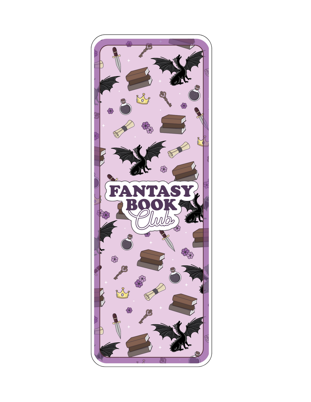 Fantasy Book Club Bookmark
