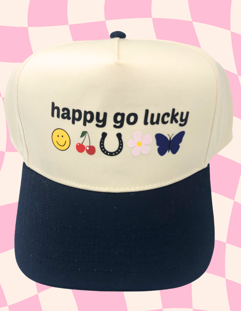 Happy Go Lucky Trucker Hat