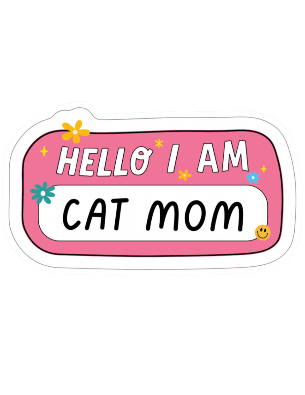 Cat Mom Sticker