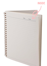 Load image into Gallery viewer, Black Ribbon Notebook
